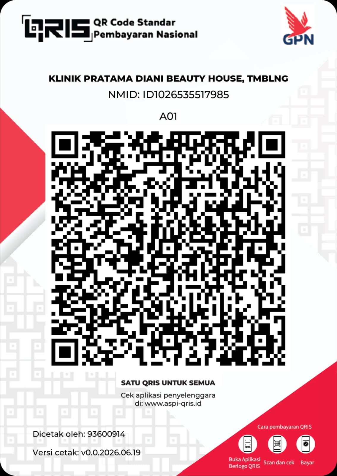 QRIS Diani Beauty House